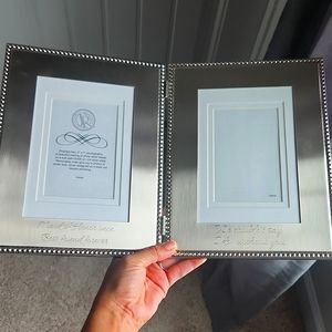 Maid of honor silver folder photo frame